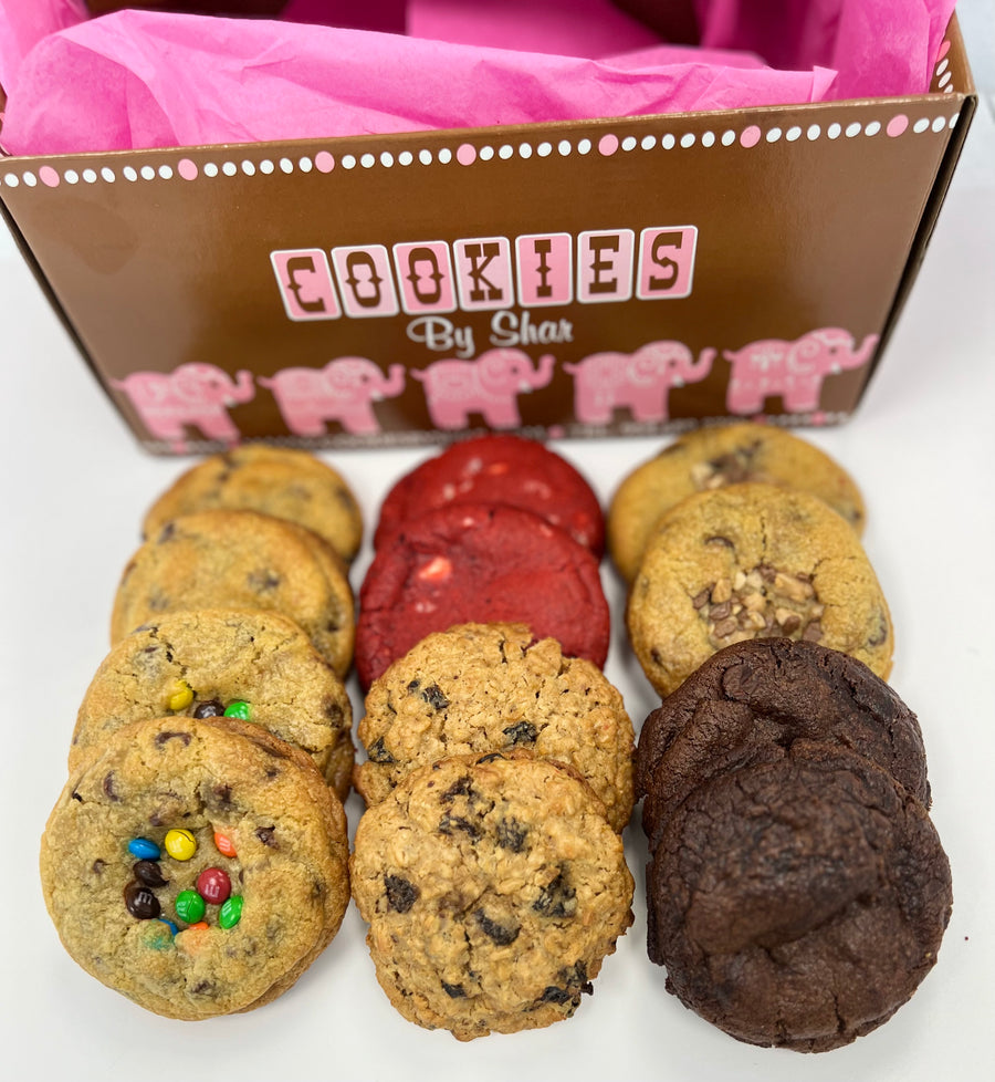 Gourmet Cookie Sampler Variety Pack - 12 Pack 2 of each flavor