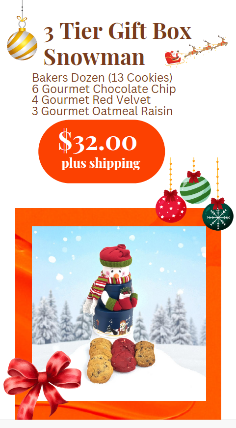 Holiday Gifting : 3 Tier Gift Box Snowman