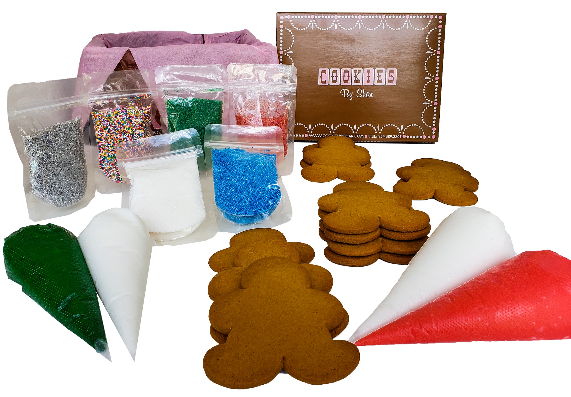 DIY Cookie Kit 12 Pack Design Your Sugar Cookies for Events, Holidays