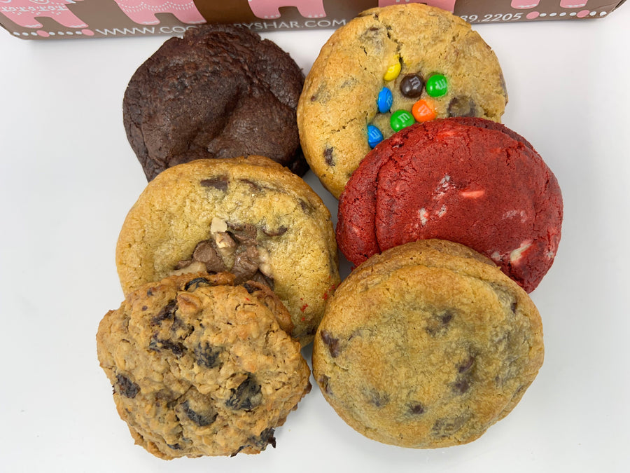 Gourmet Cookie Sampler Variety Pack - 12 Pack 2 of each flavor