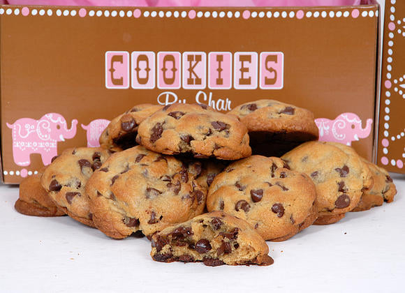 Gourmet Chocolate Chip Cookies - 18 Pack - cookies by shar